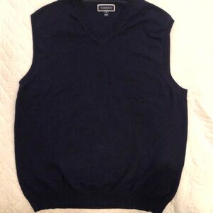 Club Room Blue V-Neck Sweater